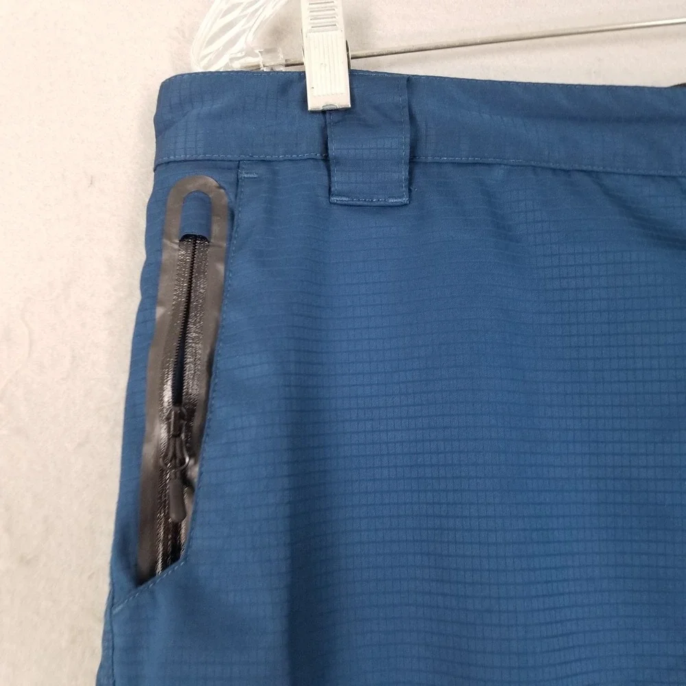 Pelagic Shorts Mens 36 Blue Deep Sea Fishing Ripstop Cargo Technical Boardshorts